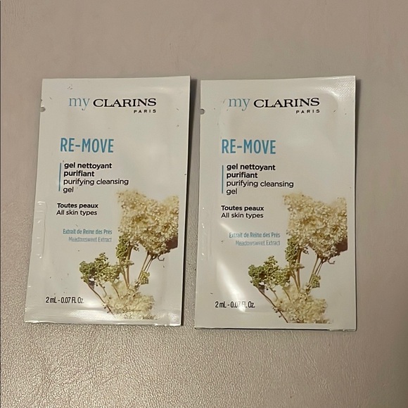 5/$14 🤍 Pair of Clarins RE-MOVE Purifying Cleansing Gel - Picture 1 of 1
